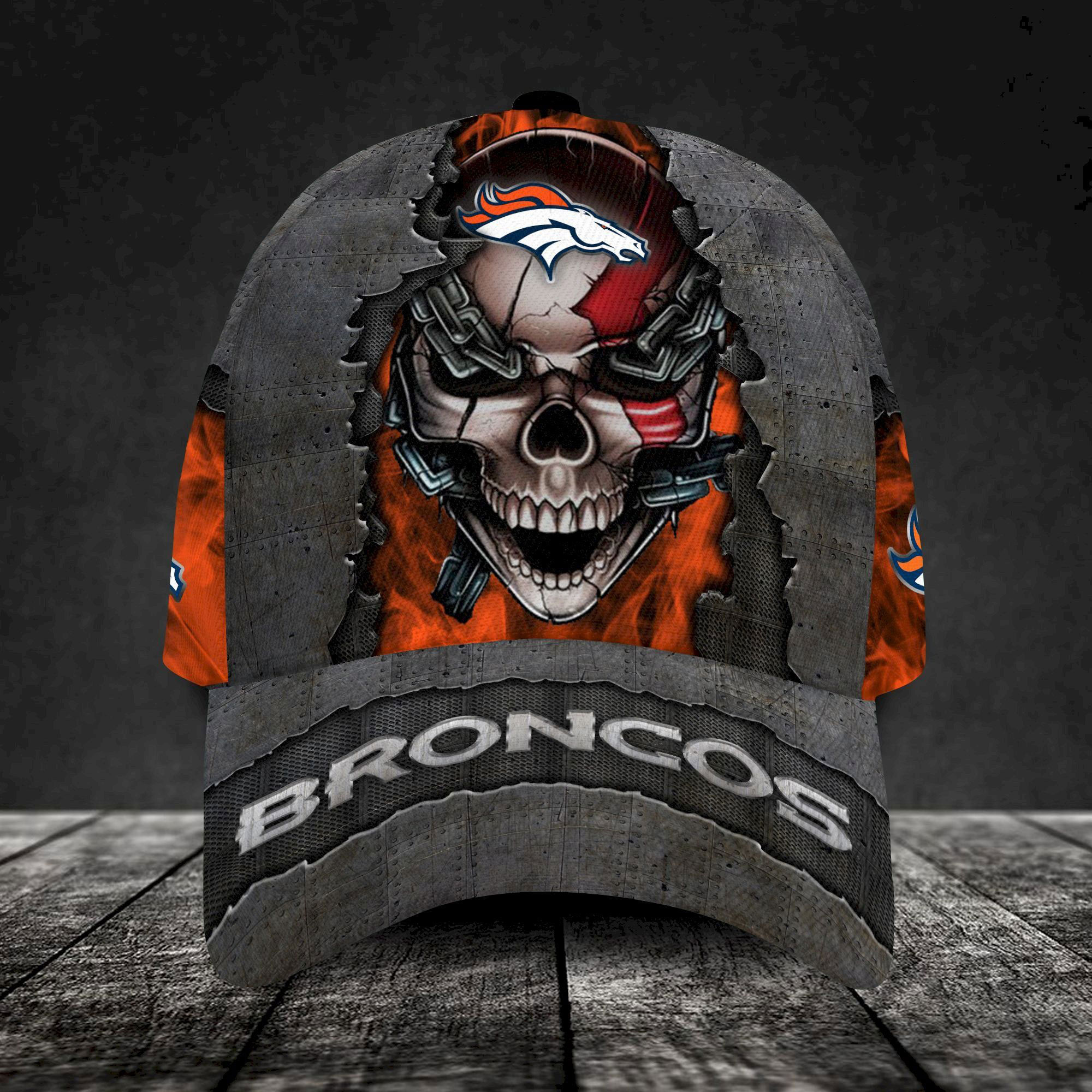 Denver Broncos-Personalized NFL Skull Cap V3 3DC2304 - Danieleen