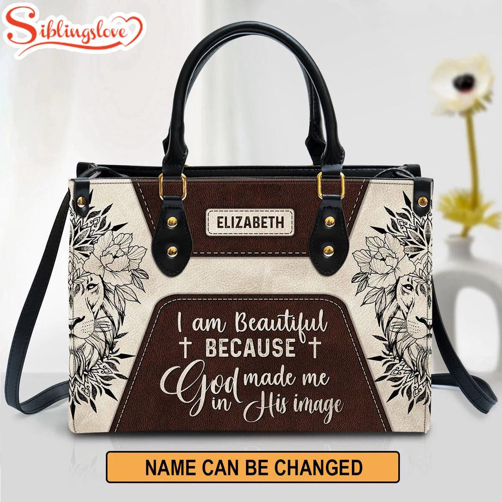 Custom Name I Am Beautiful Because God Made Me In His Image Women ...
