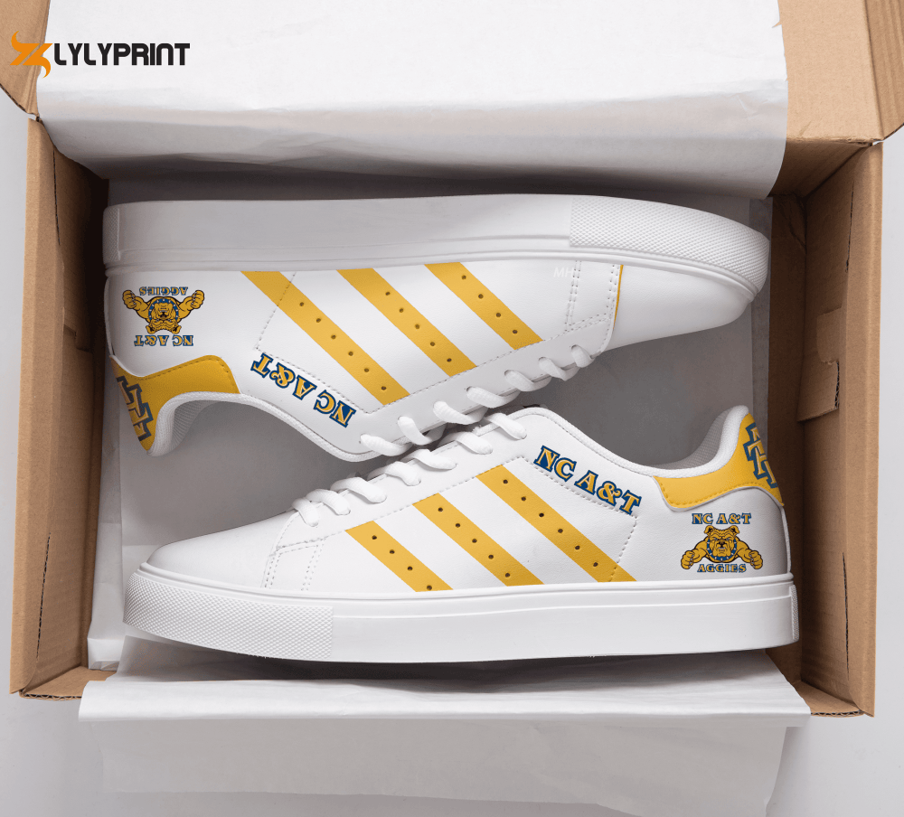 North Carolina A&T Aggies 3 Skate Shoes For Men Women Fans Gift ST0801 ...