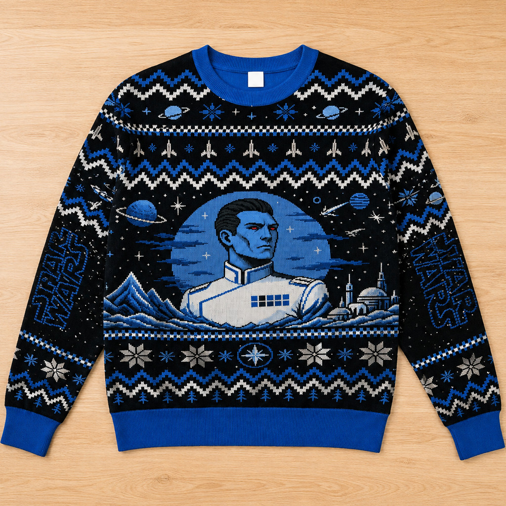 Unisex Star Wars Thrawn Ugly Christmas Sweater for Star Wars Fans