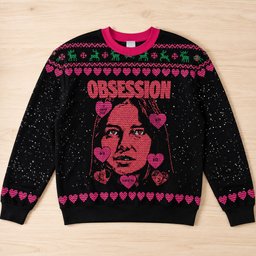 Unisex Obsession 2026 I Love You So Much Ugly Christmas Sweater for Horror Fans