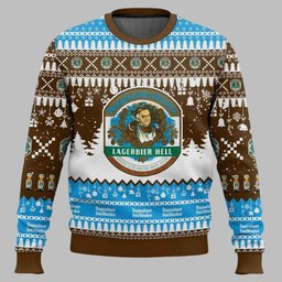 Augustiner Brau German Beer Ugly Christmas Sweater 2026