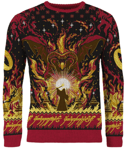 Lord of the Rings Balrog Ugly Christmas Sweater 2026