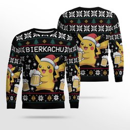 2026 Christmas BIERKACHU Ugly Christmas Sweater