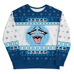 Ugly Ahegao Christmas Sweater 2026