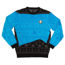Star Wars-Trek The Halls Blue Ugly Christmas Sweater 2026