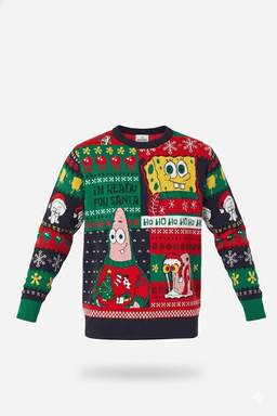 SpongeBob I'm Ready for Santa Ho Ho Ho Ho Ho Ugly Christmas Sweater 2026
