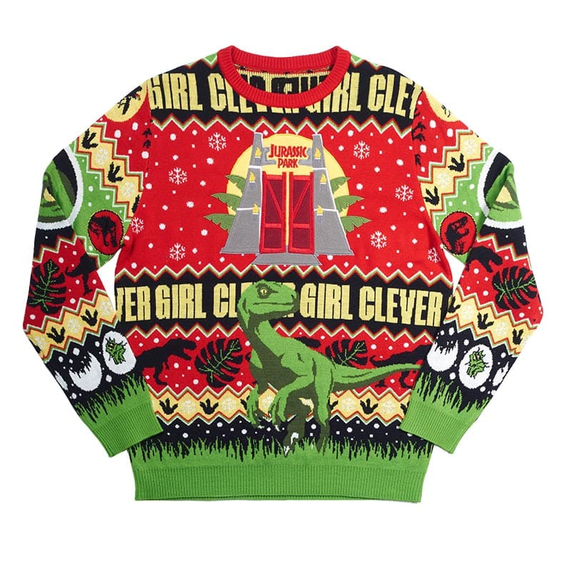 Jurassic Park Clever Girl Ugly Christmas Sweater 2026