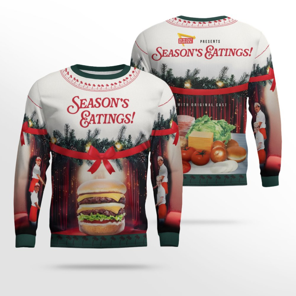In-N-Out Burger’s Ugly Christmas Sweater 2026 Season's Eatings