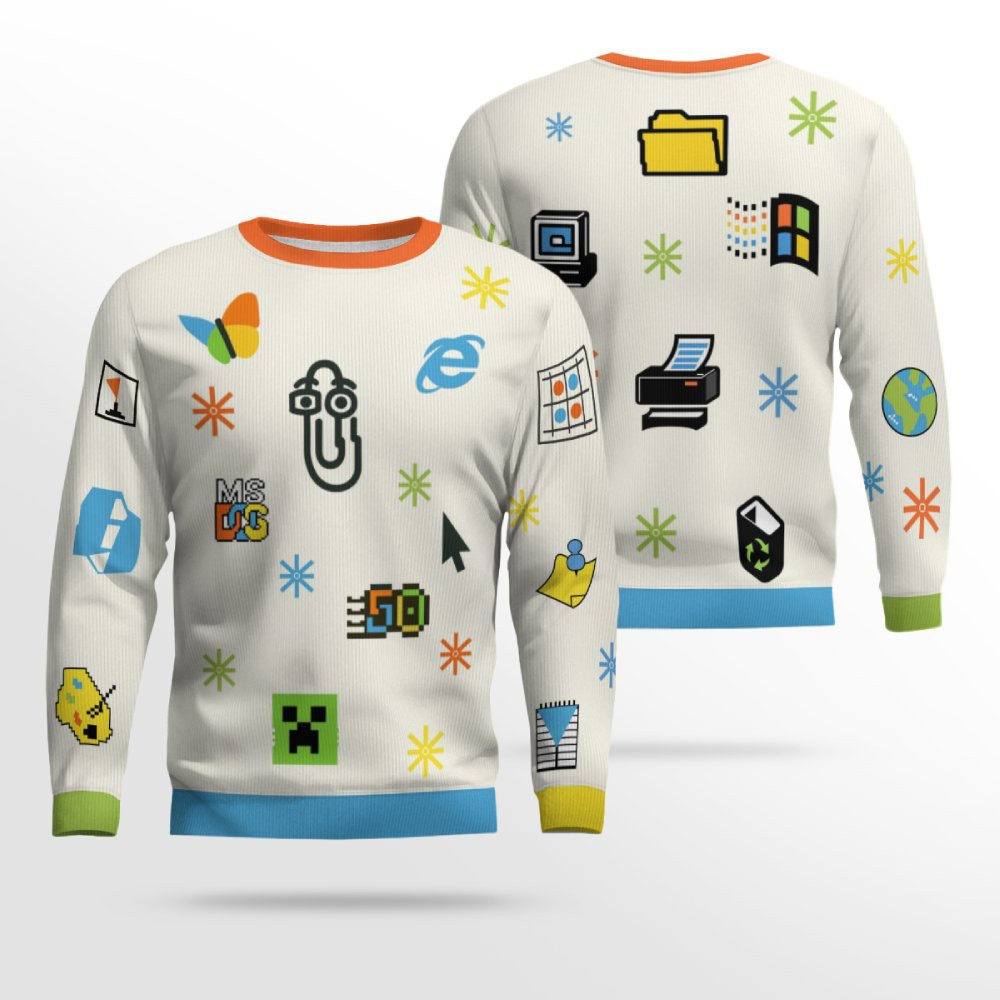 Microsoft Windows Ugly Christmas Sweater 2026