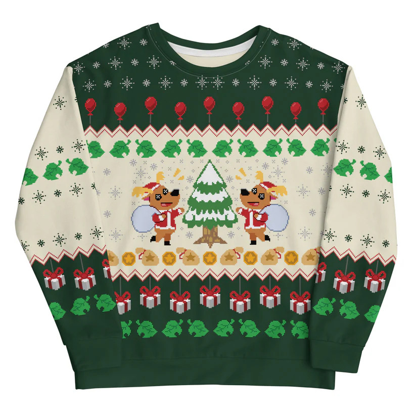 Jingle Animal Crossing Ugly Christmas Sweater 2026