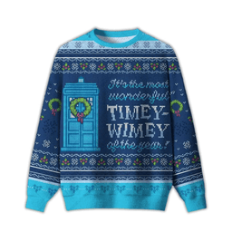 2026 Timey Wimey Ugly Christmas Sweater