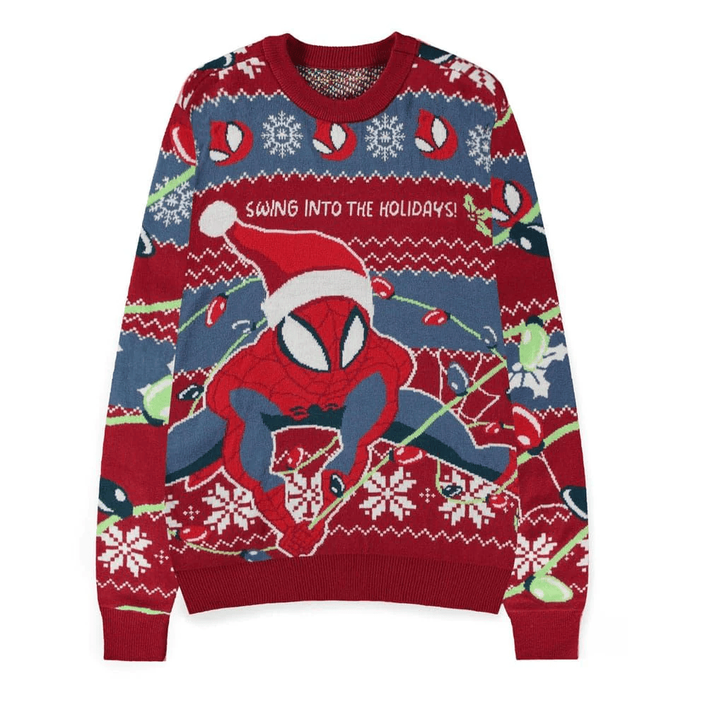 Spider-Man Swing into the Holidays Ugly Sweater 2026