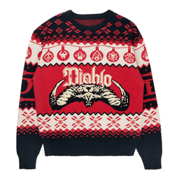 Diablo Skull Ugly Christmas Sweater 2026
