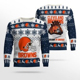Cleveland Browns Ugly Christmas Sweater 2026