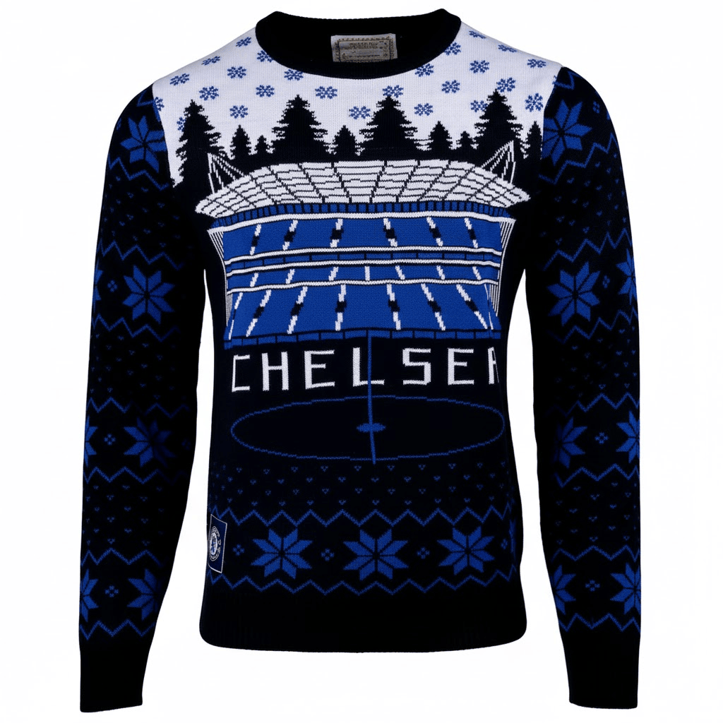 Chelsea Stadium Ugly Christmas Sweater 2026
