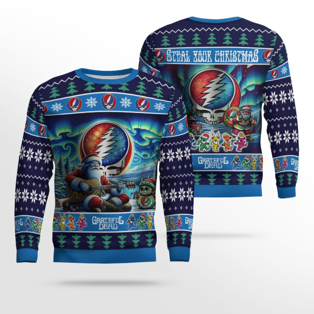 Grateful Dead Merry Christmas Ugly Sweater 2026