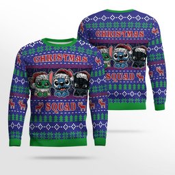 Stitch Christmas Squad Ugly Christmas Sweater 2026