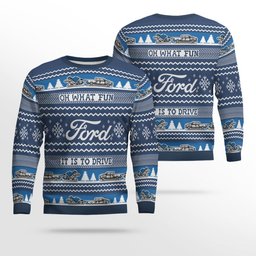 2026 Ford Holiday Oh What Fun it is Ugly Sweater