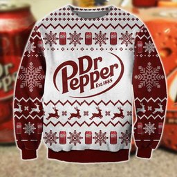 Dr Pepper Christmas Holiday Ugly Sweater