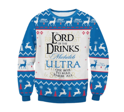 Michelob Ultra Lord Of The Drink Ugly Sweater