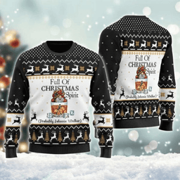 Johnnie Walker Full of Christmas Ugly Sweater