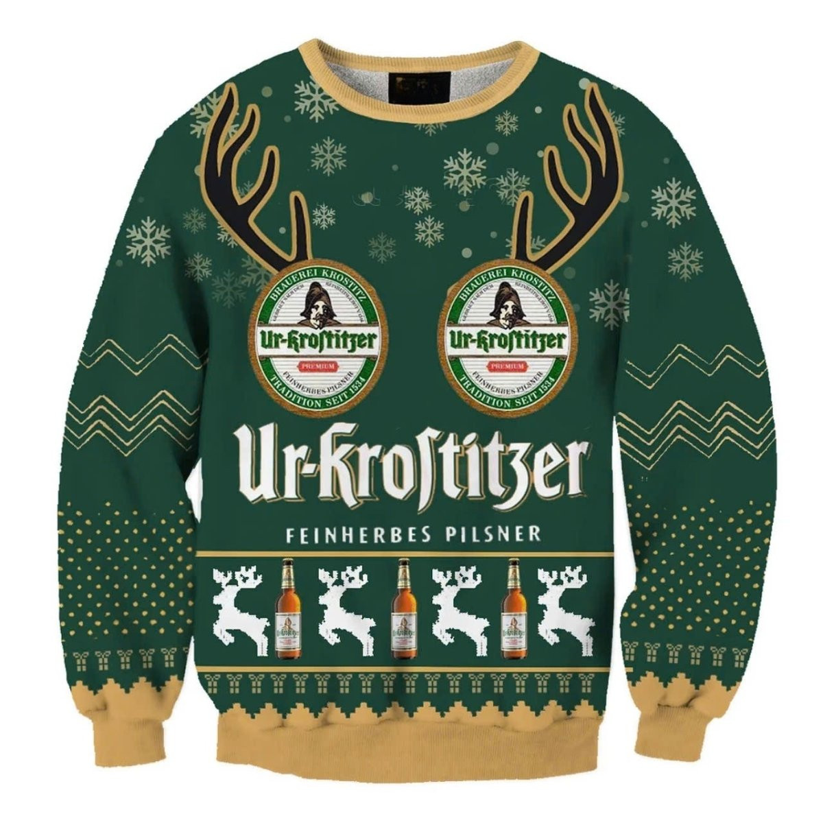 Ur Krostitzer Christmas Reindeer Ugly Sweater