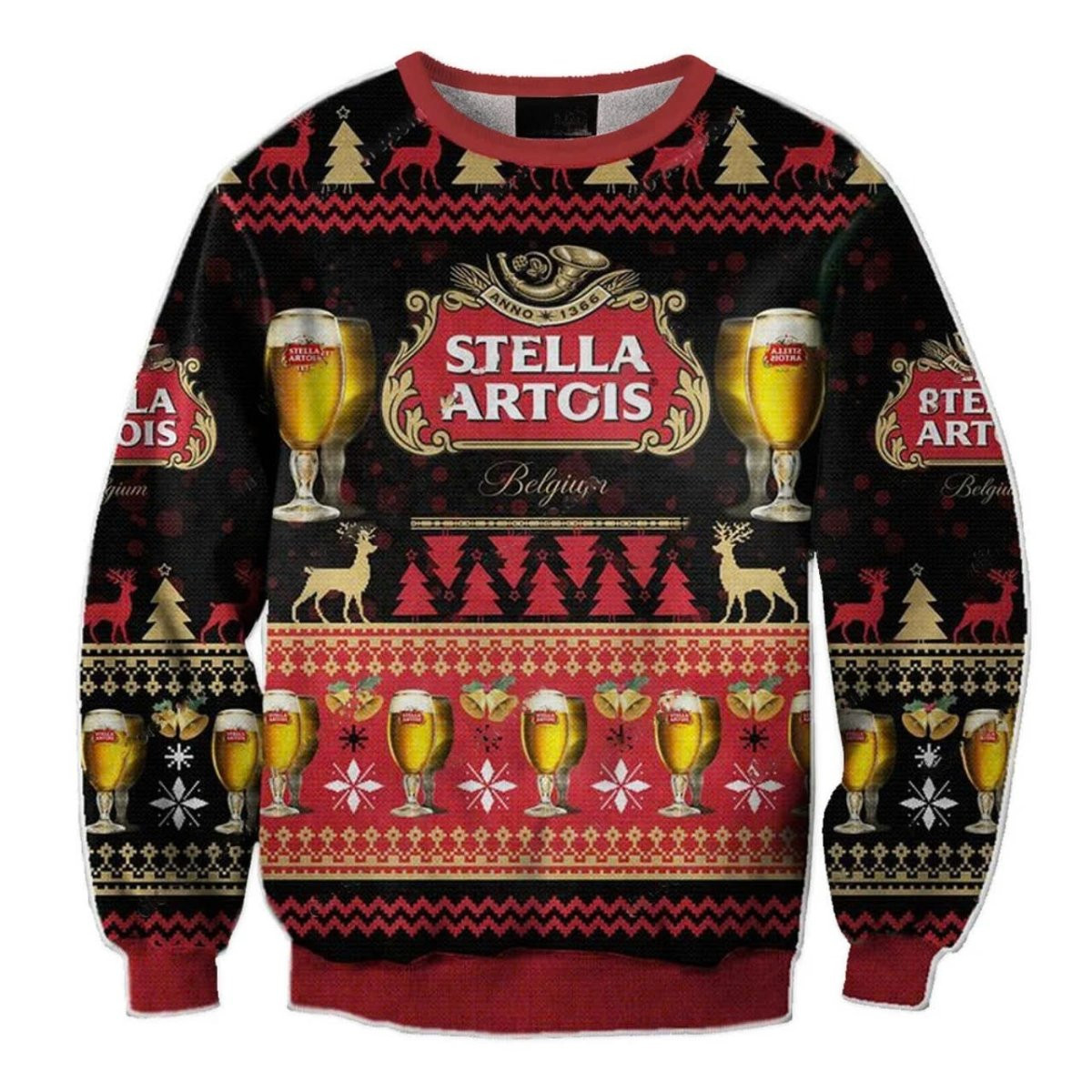 Stella Artois Christmas Ugly Sweater