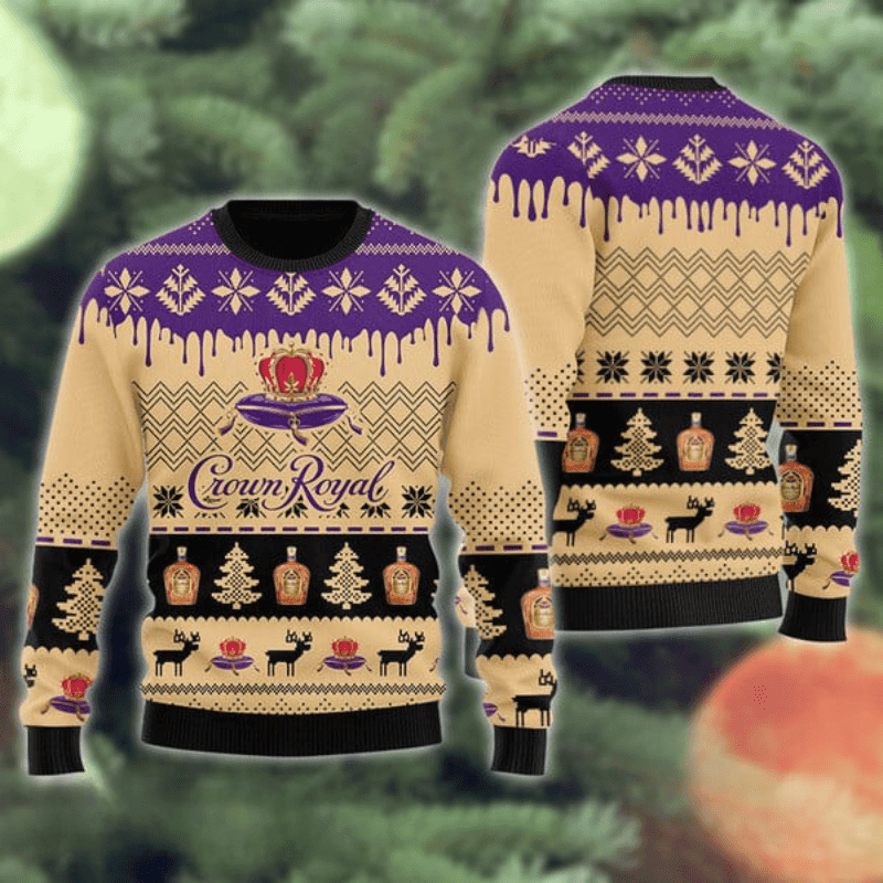 Crown Royal Christmas Festival Ugly Sweater