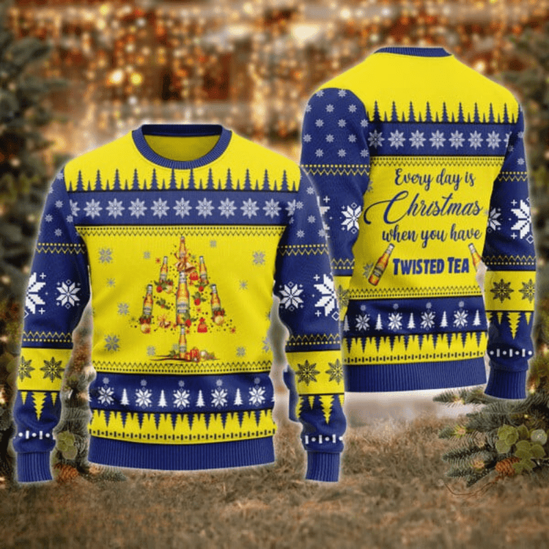 Twisted Tea Christmas Tree Ugly Sweater