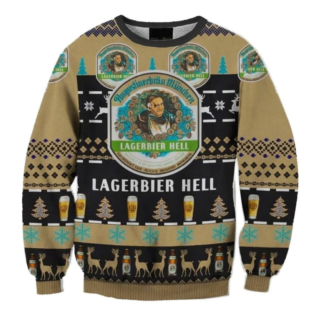 Langerbier Hell Winter Holiday Ugly Sweater