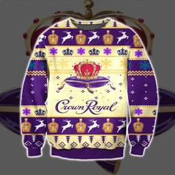 Crown Royal Christmas Holiday Ugly Sweater