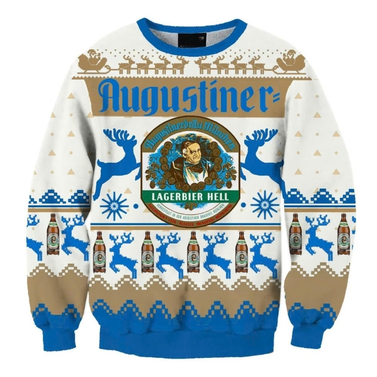 Langerbier Hell Christmas Reindeer Ugly Sweater