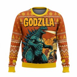 Godzilla Christmas Sweater 2026