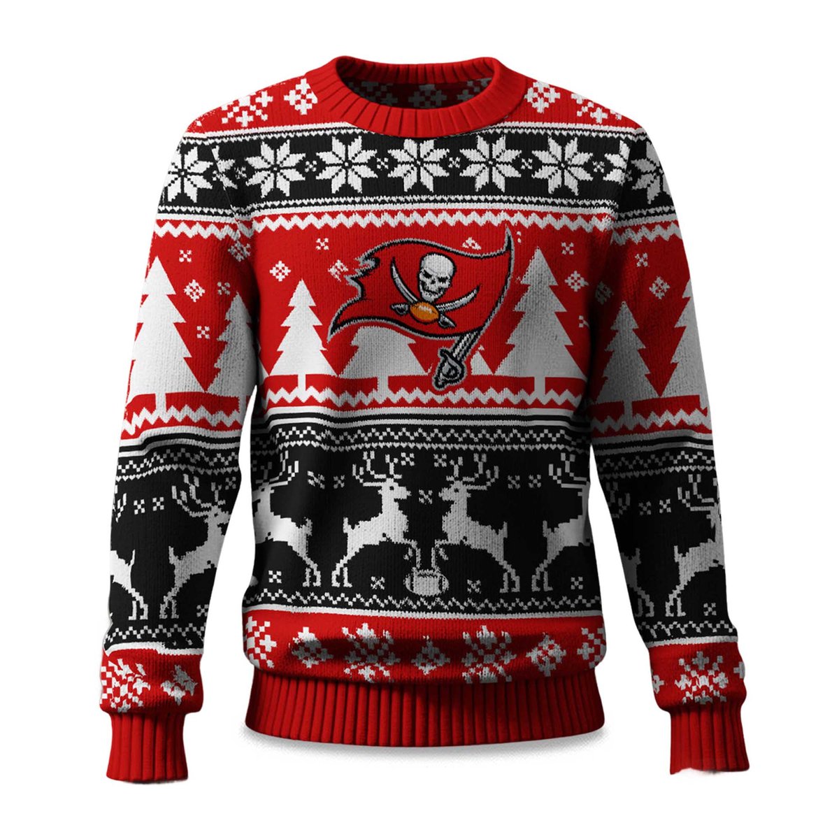 2026 Christmas Buccaneers Reindeer Football Ugly Sweater