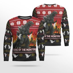 King Of The Monster Godzilla Christmas Sweater 2026
