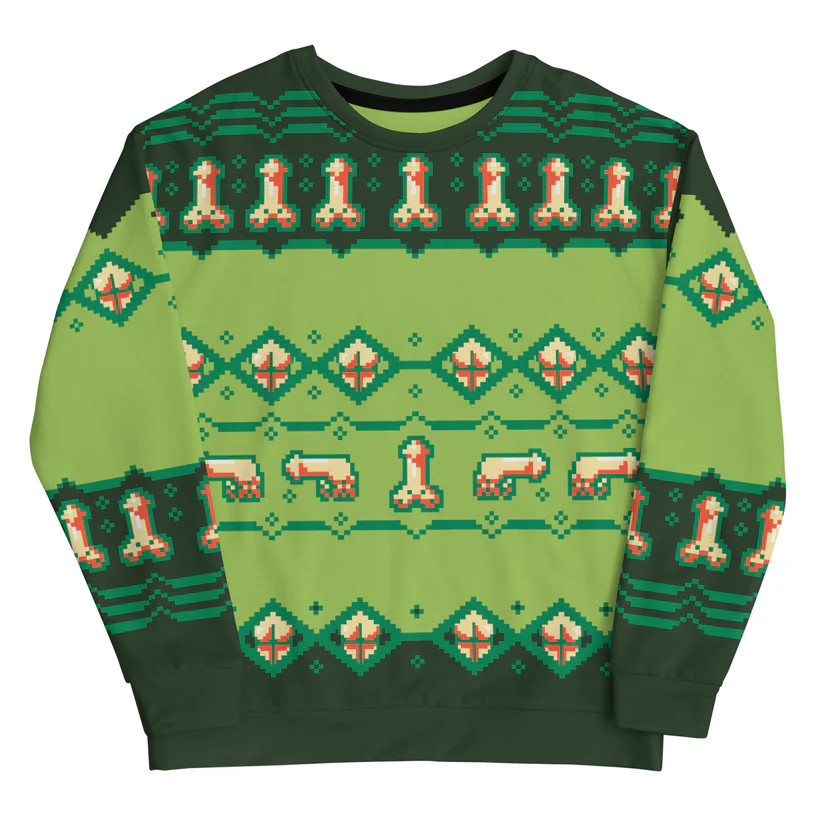 2026 Dicks and Butts Ugly Christmas Sweater