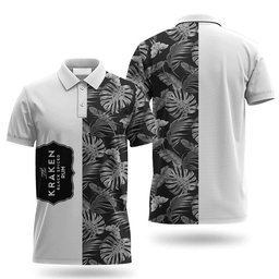 Kraken Rum Swiss Cheese Leaf Polo Shirt