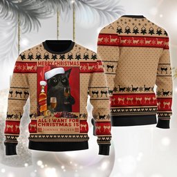 Johnnie Walker Is All I Want For Christmas Ugly Sweater