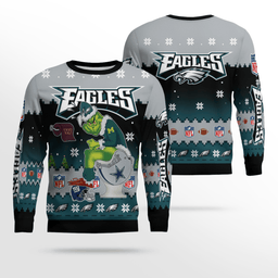 2026 Philadelphia Eagles Funny Christmas Ugly Sweater