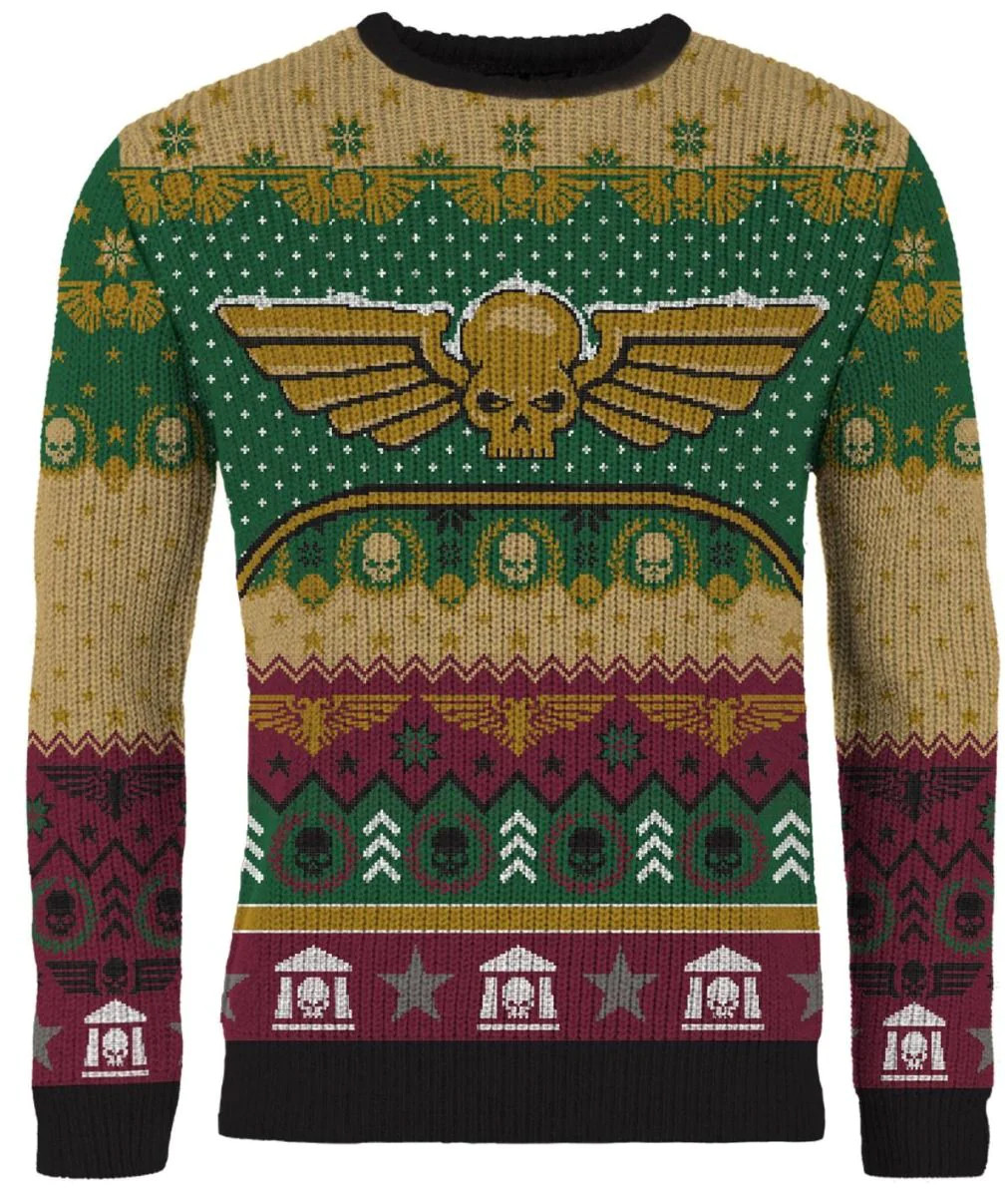 Command the Holidays Astra Militarum Ugly Christmas Sweater