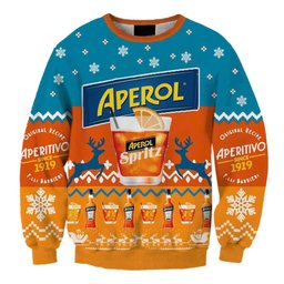 Aperol Spritz Christmas Ugly Sweater