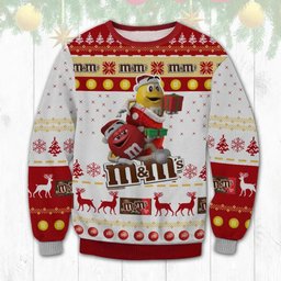 M&amp;M Christmas Ugly Sweater