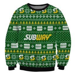 Subway Christmas Ugly Sweater