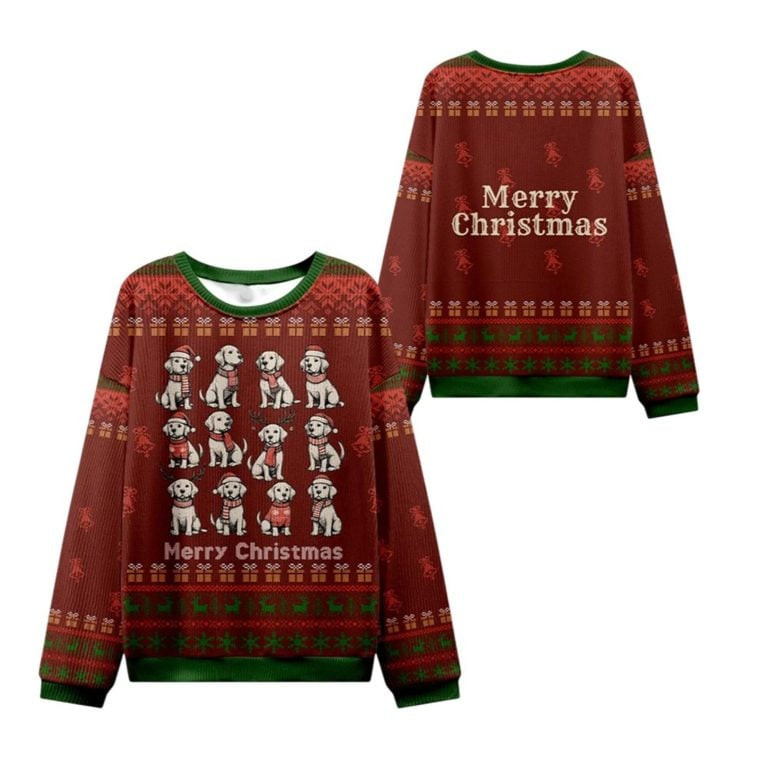 2026 Christmas Cute Pet Dog Lover Ugly Sweater