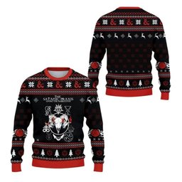 2026 Christmas DND The Satanic Praxis Ugly Sweater