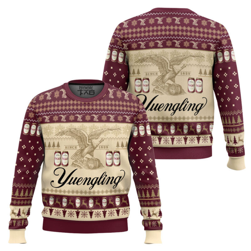 Yuengling American Lager Ugly Christmas Sweater