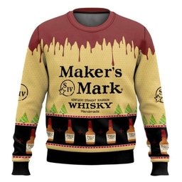Maker’s Mark Whisky Ugly Christmas Sweater