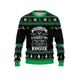 2026 Christmas DnD I Am The Master Of Shadows Ugly Christmas Sweater