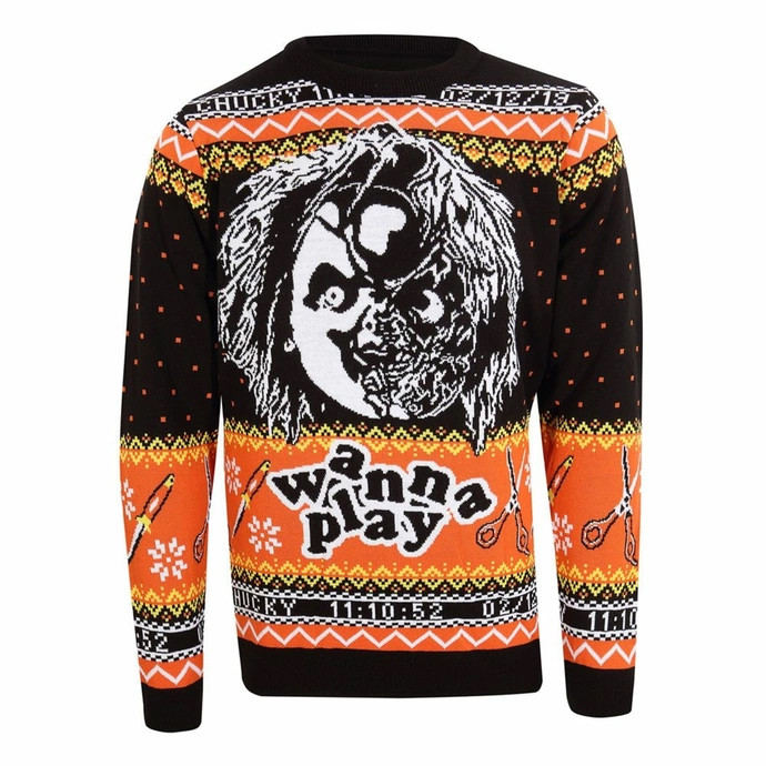 Wanna Play Chucky Ugly Christmas Sweater